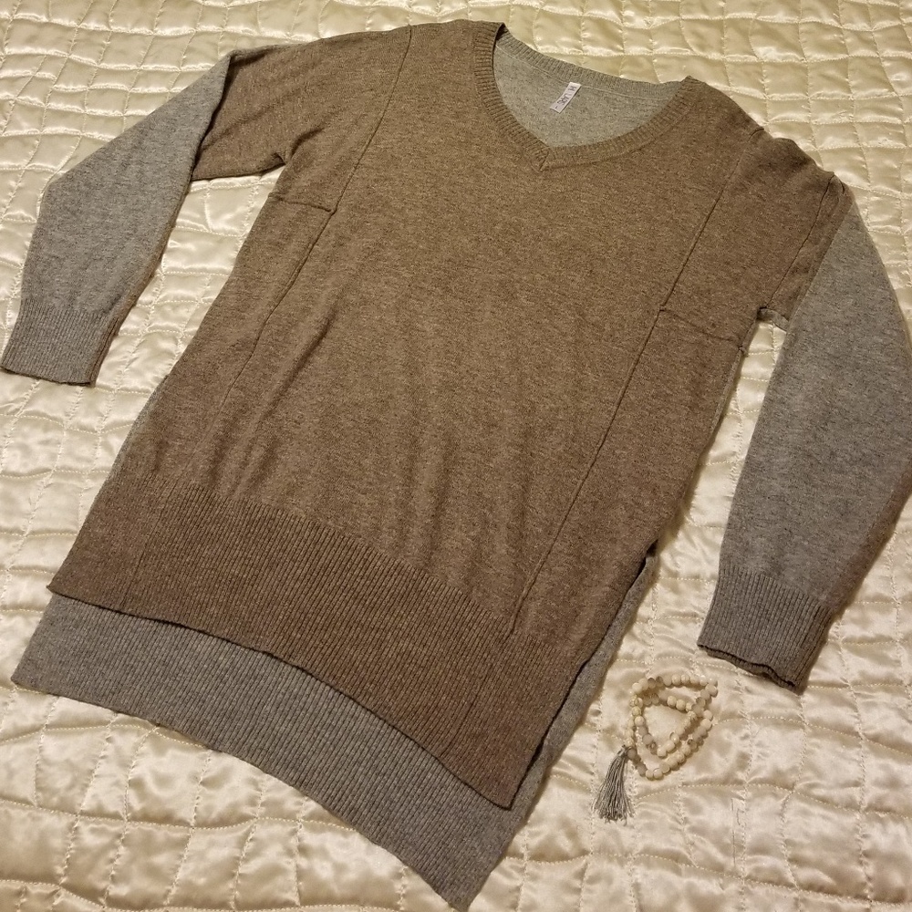 NWOT Lapis high/low sweater
